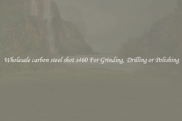 Wholesale carbon steel shot s460 For Grinding, Drilling or Polishing