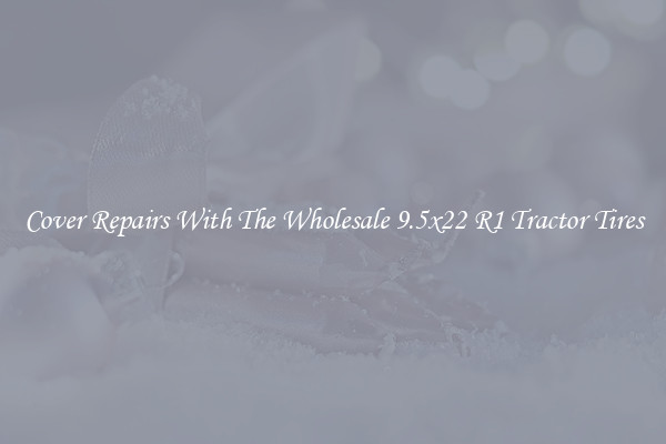 Cover Repairs With The Wholesale 9.5x22 R1 Tractor Tires