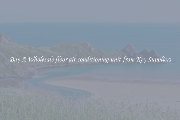 Buy A Wholesale floor air conditioning unit from Key Suppliers
