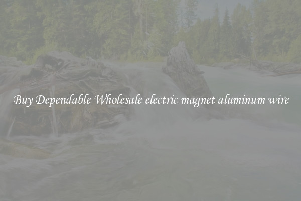 Buy Dependable Wholesale electric magnet aluminum wire